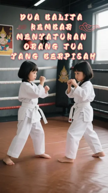 DUA BALITA KEMBAR MENYATUKAN ORANG TUA YANG BERPISAH